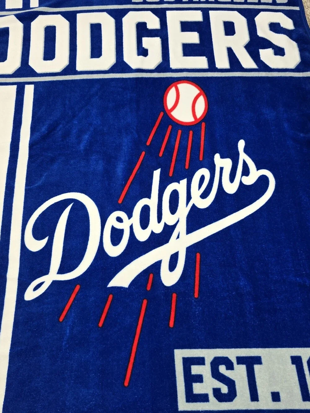 Los Angeles Dodgers LA Dodgers MLB Throw Blanket 60
